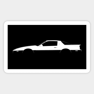 Pontiac Firebird Trans Am Turbo (1989) Silhouette Magnet